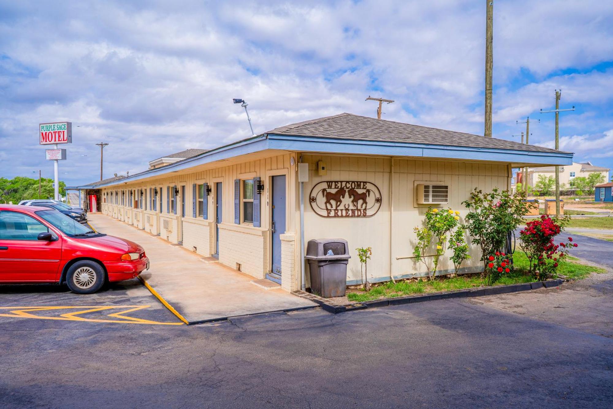 Motel Purple Sage By Oyo Snyder Tx Esterno foto