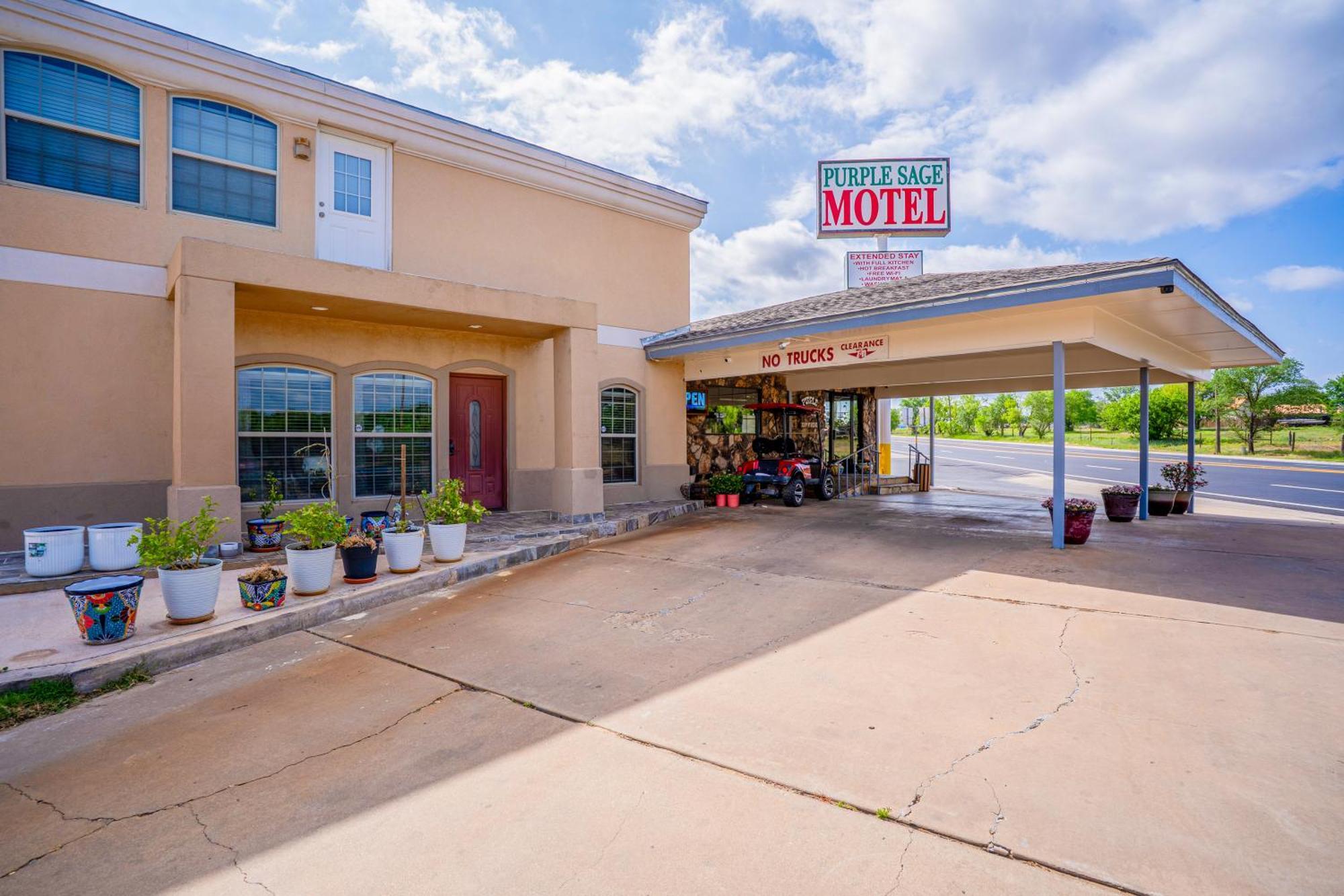 Motel Purple Sage By Oyo Snyder Tx Esterno foto